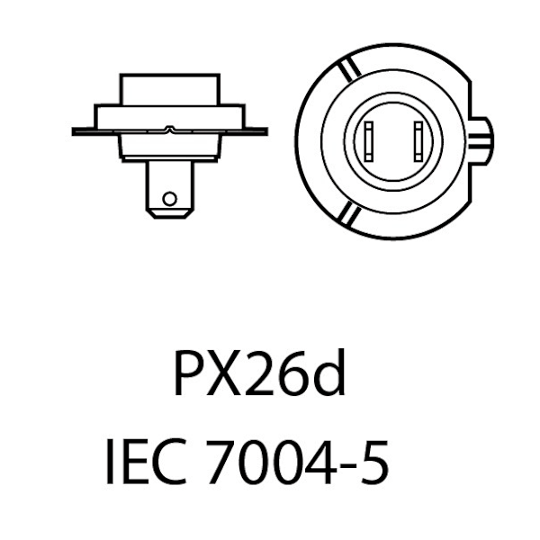 EPLH114 6000K LED H7 E57