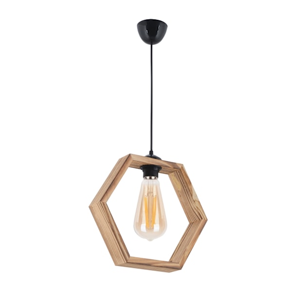 Lysekrone Hexagon Natural