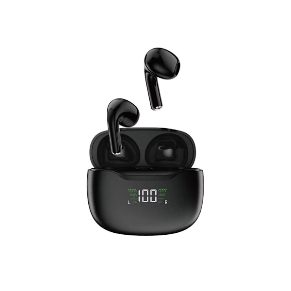Bluetooth 5.1 TWS U15N LED trådløse hovedtelefoner, sorte