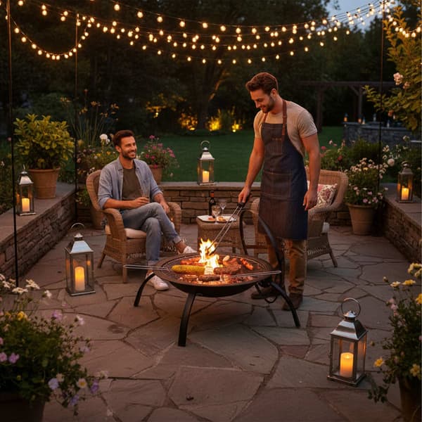 Tulimalja XL grillitarvikkeineen