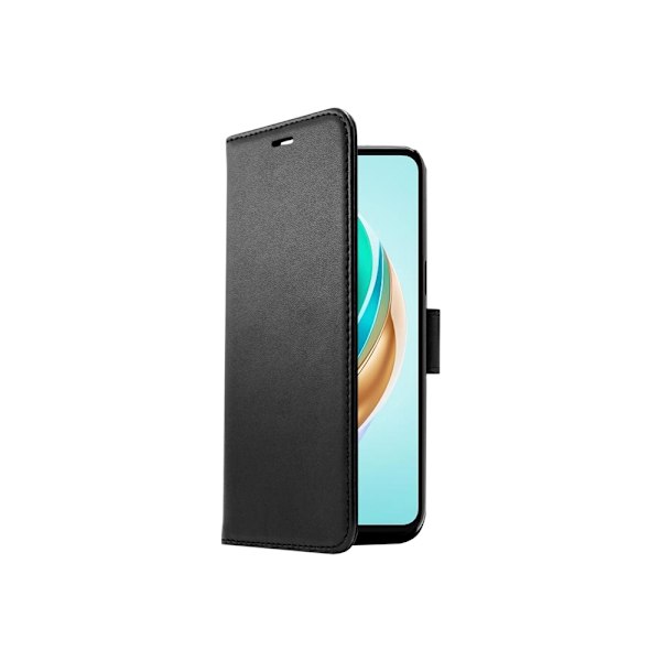 Screenor Smart - Foldebart mobiltelefoncover - øko-læder, termoplastisk polyurethan (TPU) - sort
