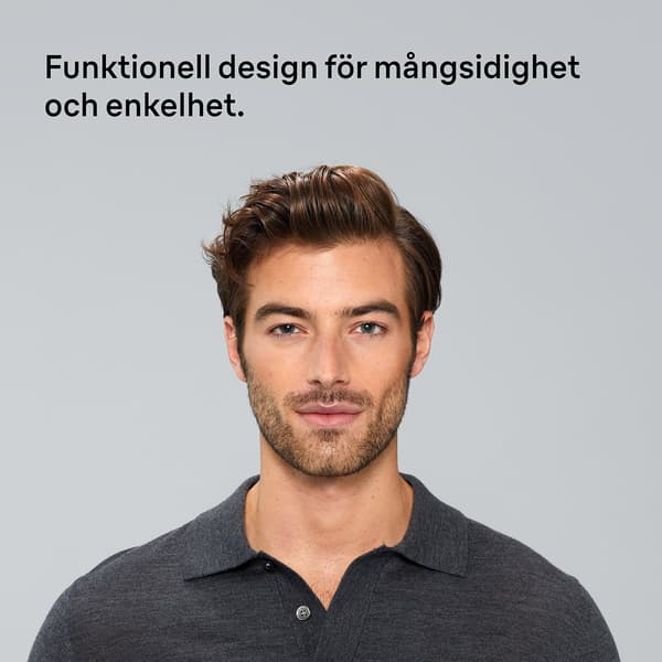 Hårtørrer 1800W, 3 varme- og hastighedsindstillinger, diffuser