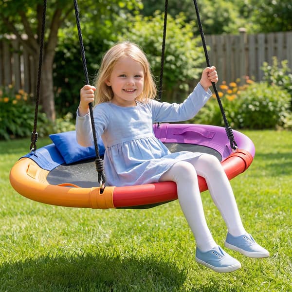 Barngunga utomhus, 120 cm, justerbart rep