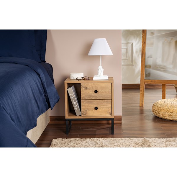 Natbord Glimmer - Atlantic Pine, Sort