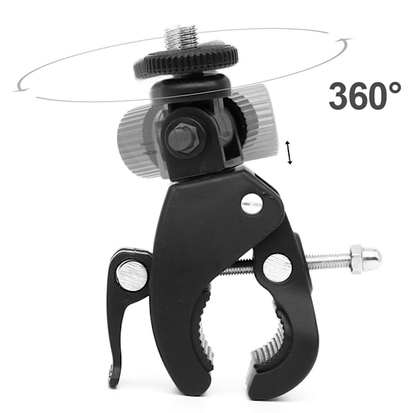 Styrhållare för en GoPro-kamera, roterad 360 grader