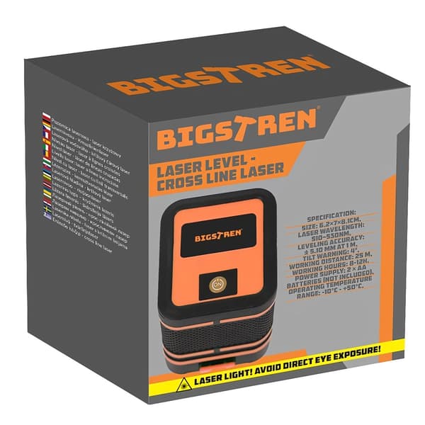 Laser niveau - Bigstreen 24293 krydslaser
