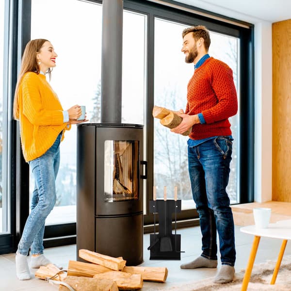 Brandstand i 4 dele stål