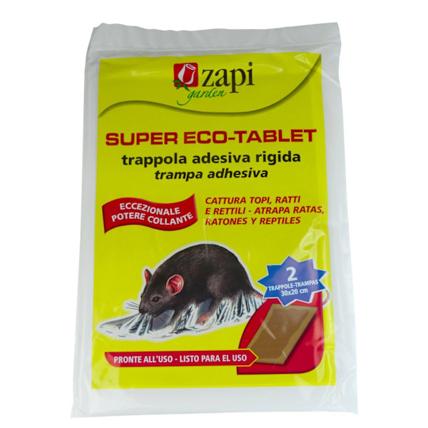 Zapi Super Tablet Råttor och möss klibbig fälla 20x30 cm