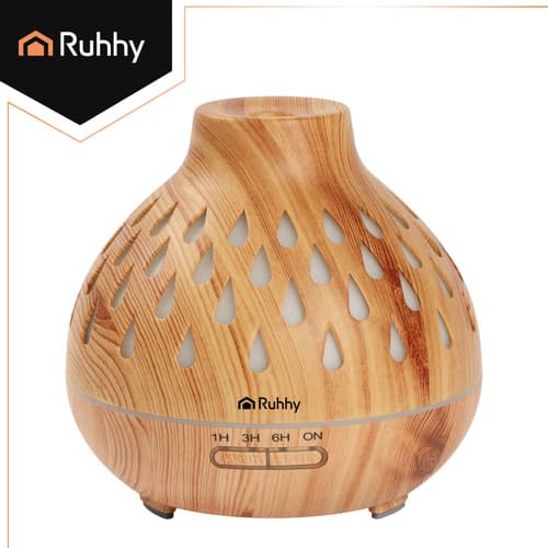 Aromdiffusor Luftfuktare 400ml med LED-ljus