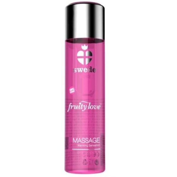 Swede - Fruity Love Warming Effect Hierontaöljy Vaaleanpunainen greippi mangolla 60 ml