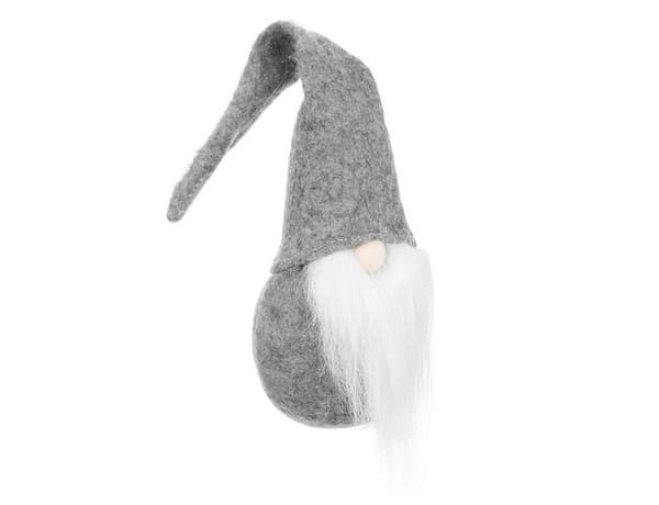 En grå stående nisse