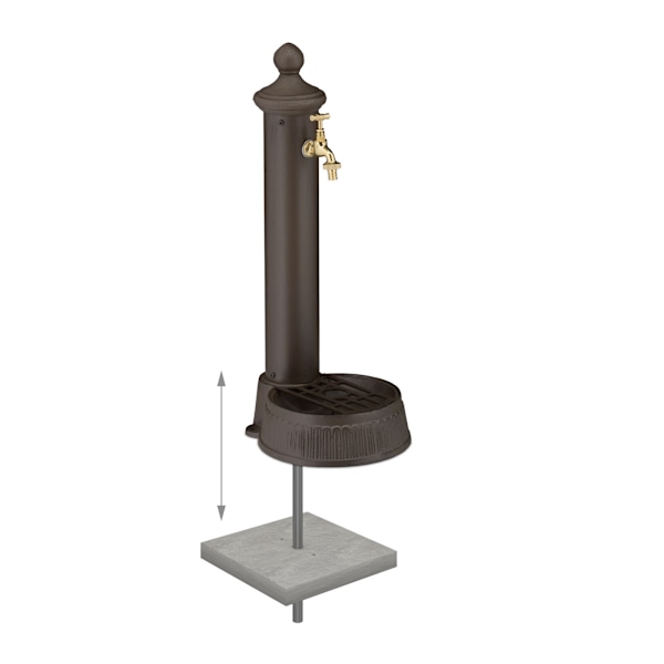 Stående springvand antik 65 cm