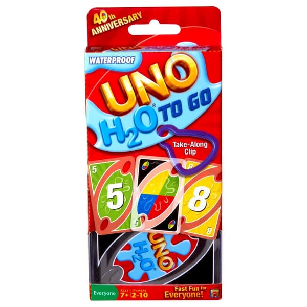 UNO H2O -vedenpitävä korttipeli ulkokäyttöön