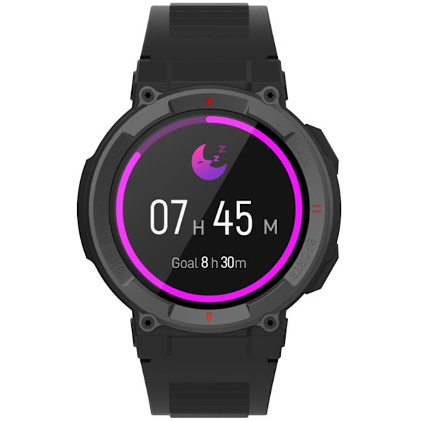 Bluetooth-älykello GPS-mustalla