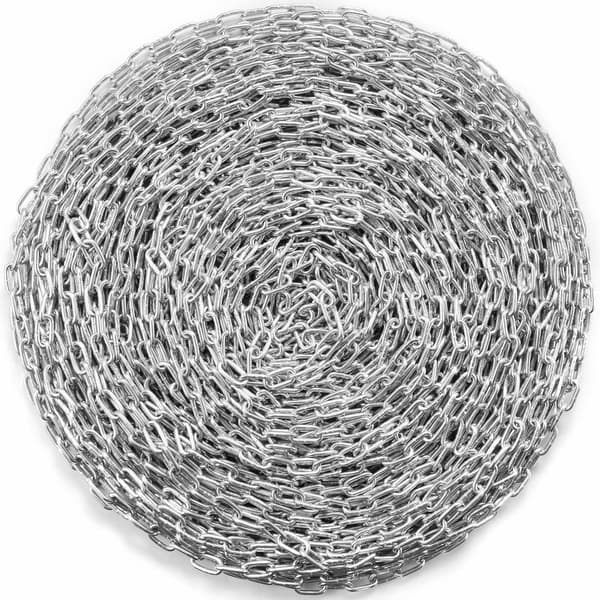 Proof Coil Chain 3/16 In x 250 Ft, Galvaniseret, 1100 Lb