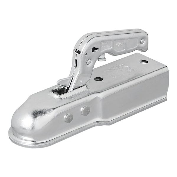 Kuglekobling stål lodret 2 huller firkantet 60mm 1300kg bremset