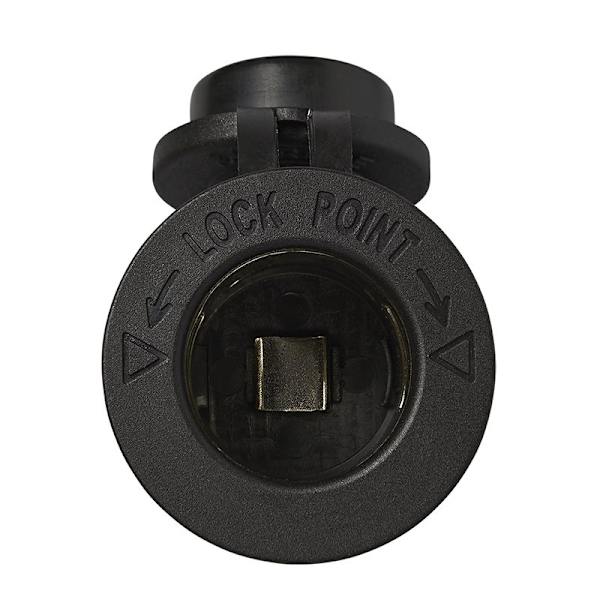 Indbygningsstik DIN 12V/24V i blister