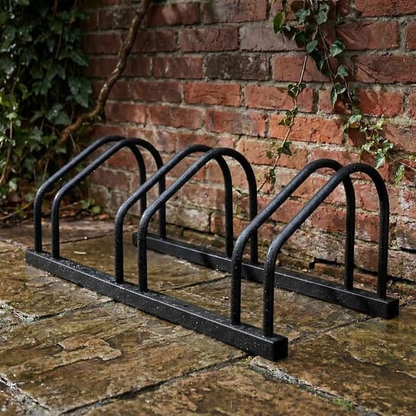Cykelställ – Golv- eller Väggmontering, Stål, 65 mm