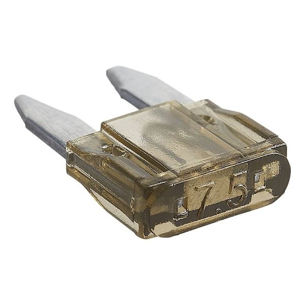 Bladsikringer mini 7.5A brun 6 stk i blister