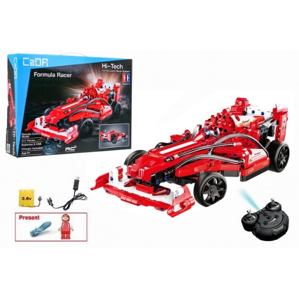 Fjernbetjening Formel Car Kit med lys og 317 dele