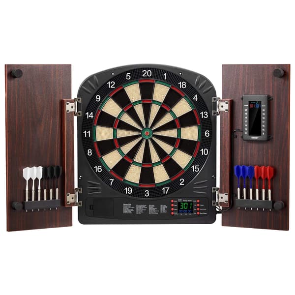 Elektronisk dartskiveskab, 33 cm, LED-scoring
