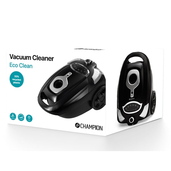 Støvsuger Eco Clean 700w 9,5m DS400 Mat sort