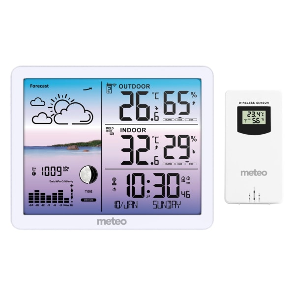 METEO SP107 vejrstation hvid