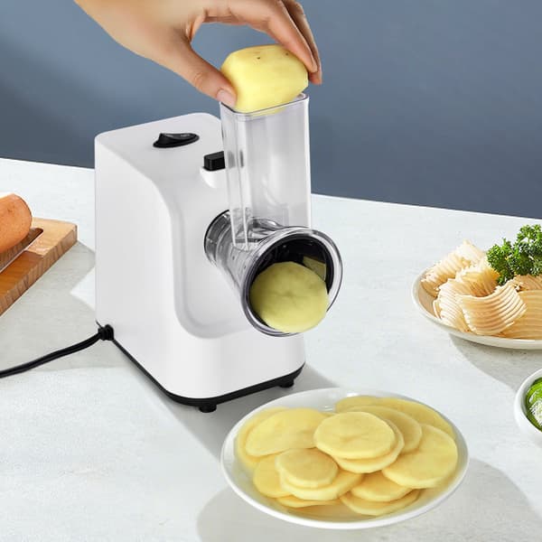 Elektrisk grøntsagsskærer, 200W, 5 blade, rustfrit stål