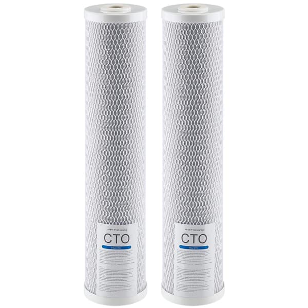 Vandfilterpatron til hele huset 4,5x20 CTO, 2-pak
