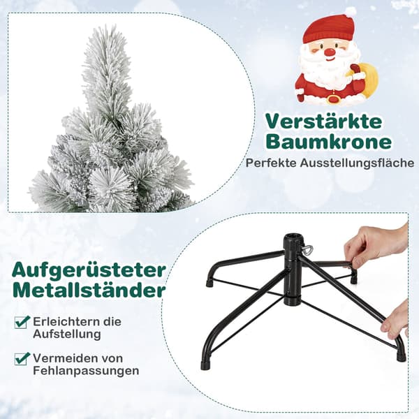 Tekokuusi, 210 cm, 200 LED-valoa, ponnahdusikkuna