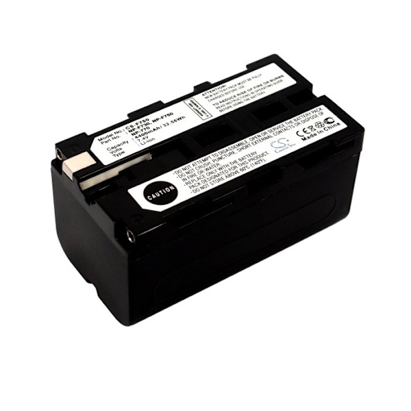 Batteri til NP-F750 erstatningsbatteri