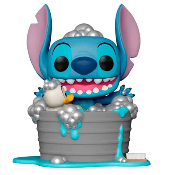 Lilo & Stitch Pop-figuuri - Stitch kylpykeräilyssä