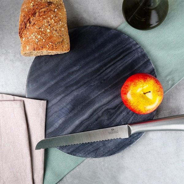 Marmor skære- og serveringsbræt 28 cm