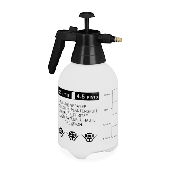 Tryksprøjte 2 liter sort