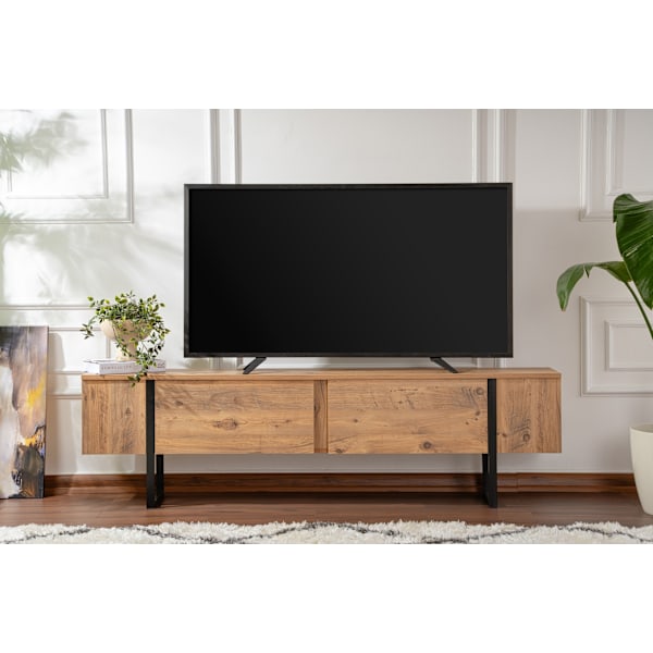 TV Stand Serenity - Atlantic Pine, Svart