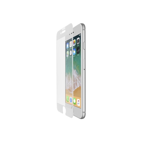 Belkin ScreenForce TemperedCurve - Skärmskydd för mobiltelefon - glas - 5.5" - ramfärg vit