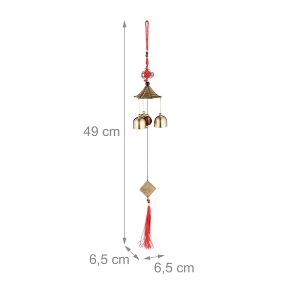 Feng Shui metalliset tuulikellot, 2 kpl sarja