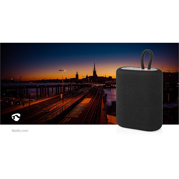 Bluetooth® Högtalare | Maximal batteritid: 7 timmar | Handhållen design | 7 W | Mono | Inbygd mikrofon | Synkroniseringsbar | Svart