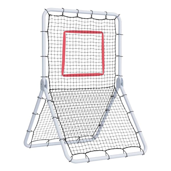 Baseboll softboll reboundernät, 1 x 1,8 m, 5 vinklar