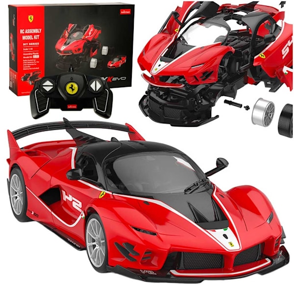 RC bil 1:18 Ferrari byggesæt