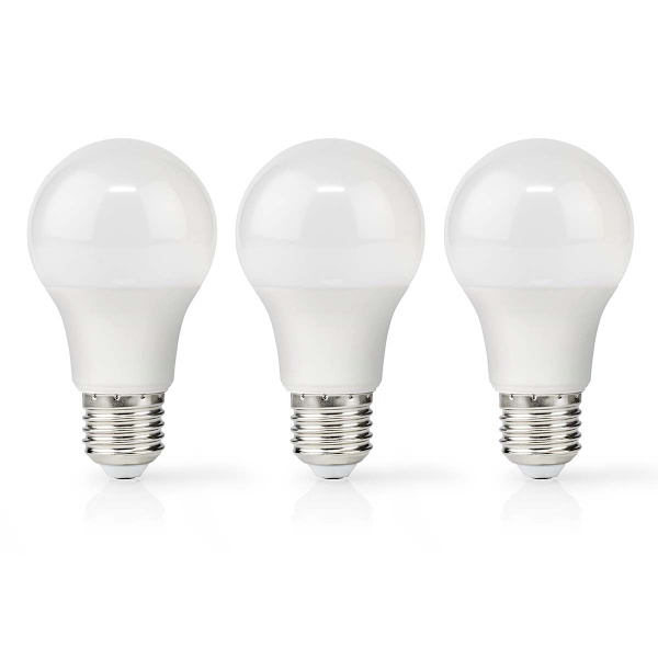 LED Lamppu E27 | A60 | 8.0 W | 806 lm | 2700 K | Lämmin Valkoinen | Retrotyylinen | Huurrettu | 3 kpl