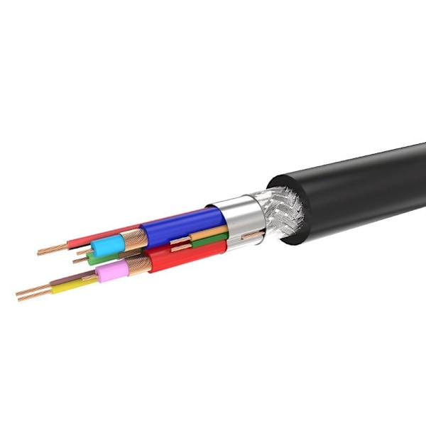 Adapterkabel från HDMI hane till VGA hona FHD svart