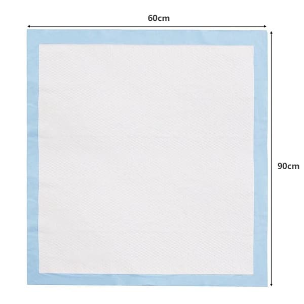 Hundträningsdynor, läckagesäkra, 5-lagers, 100-pack, 60x90 cm