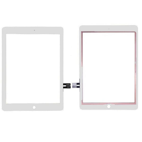 iPad 9.7 2018 Glas med digitizer - Hvid