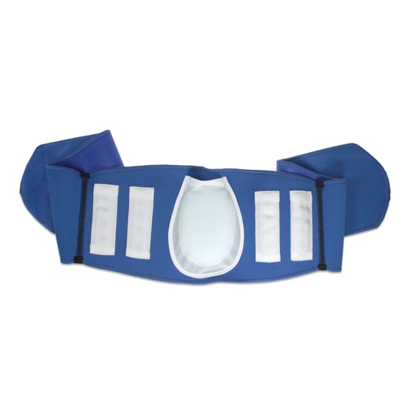 Wellys magnetiskt ryggbälte med kudde - blå