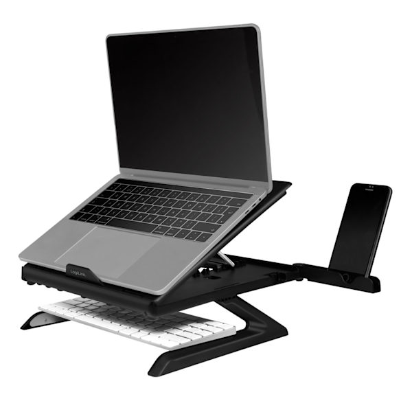 Sammenklappeligt laptopstativ og højdejusterbart Sv