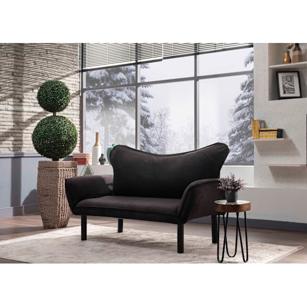 2-sæders sovesofa Chatto - Sort