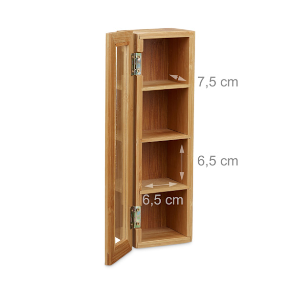 Teask bambusta 4 lokeroa