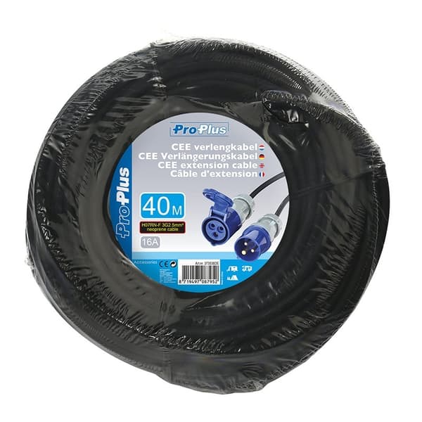 CEE förlängningskabel 40M 3x2,5mm²