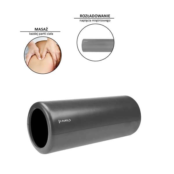 Foam Roller, Grafiitti, 33 cm Pituus